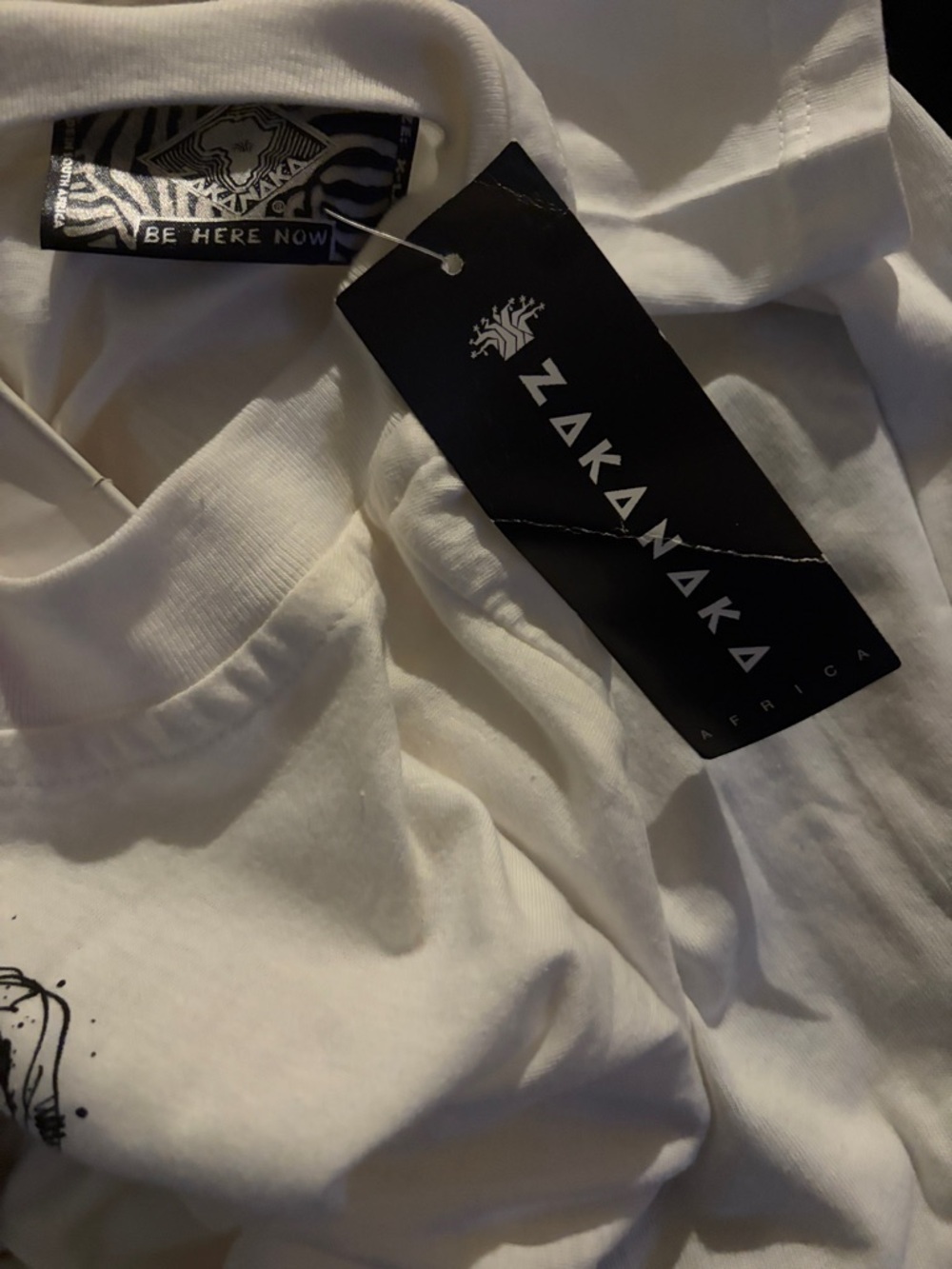 White Zebra Graphic Tee - Women's Short Sleeve - Picture 2 of 4